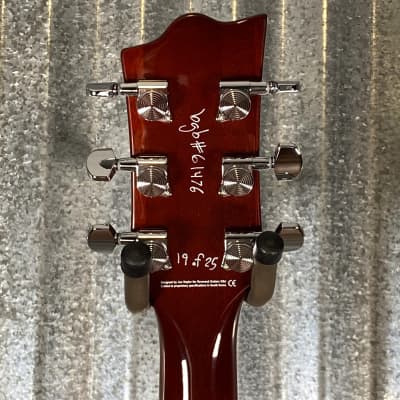 Reverend Limited Edition Roundhouse Semi Hollow Body Archtop Vintage Clear Natural Guitar #19 Blem image 4