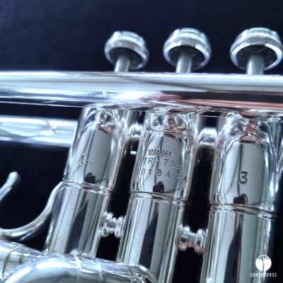 Lightweight Yamaha YTR 738 Large Bore (.463 ) 5`` bell trumpet gamonbrass image 10
