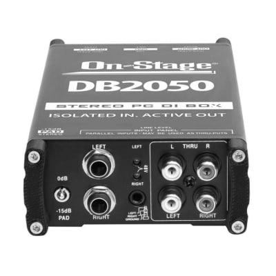 On-Stage DB2050 Active Stereo Multimedia DI Box image 1