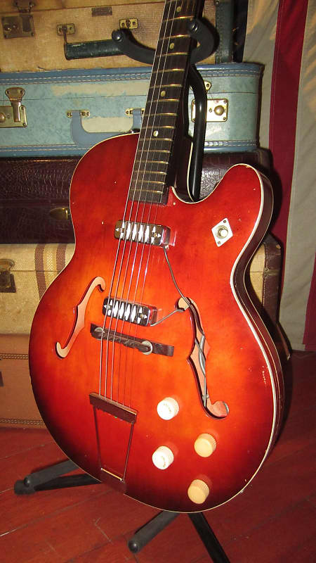 ~1964 Airline Rocket H54 double pickup Red Sunburst image 1