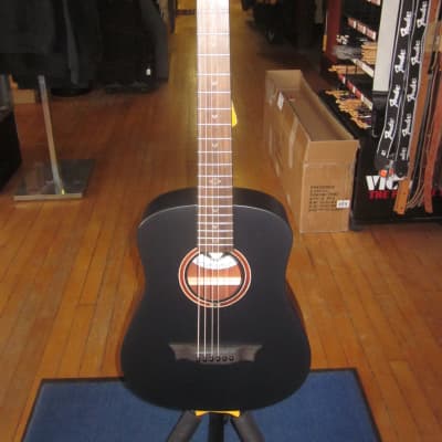 Dean Flight Mahogany Travel Guitar w/ Gig Bag  FLY BKS - Matte Black image 7