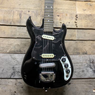 CMI E200 Vintage Black Electric Guitar image 1