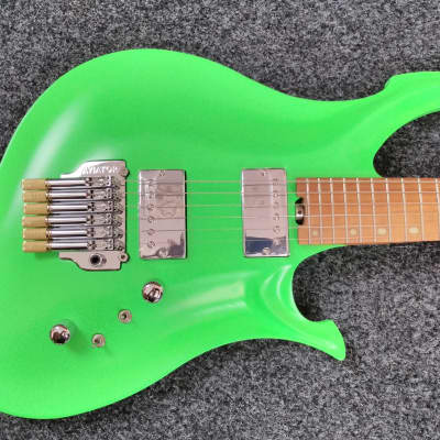 KOLOSS X6 Aluminum body electric guitar Satin Green image 2