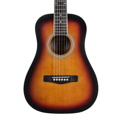 Boroughs B15MSB 3/4 Size Acoustic Guitar, Sunburst image 8