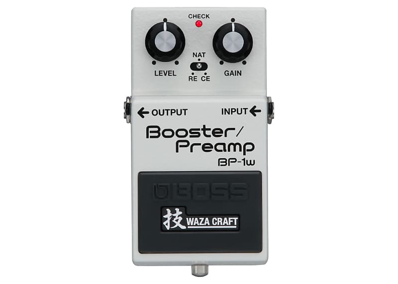 Boss BP-1W Booster / Preamp Waza Craft 2023 - Present - White image 1