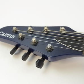 Carvin DC 747  7 String Left Hand Electric Guitar - Blue w/ Case DC747 image 12
