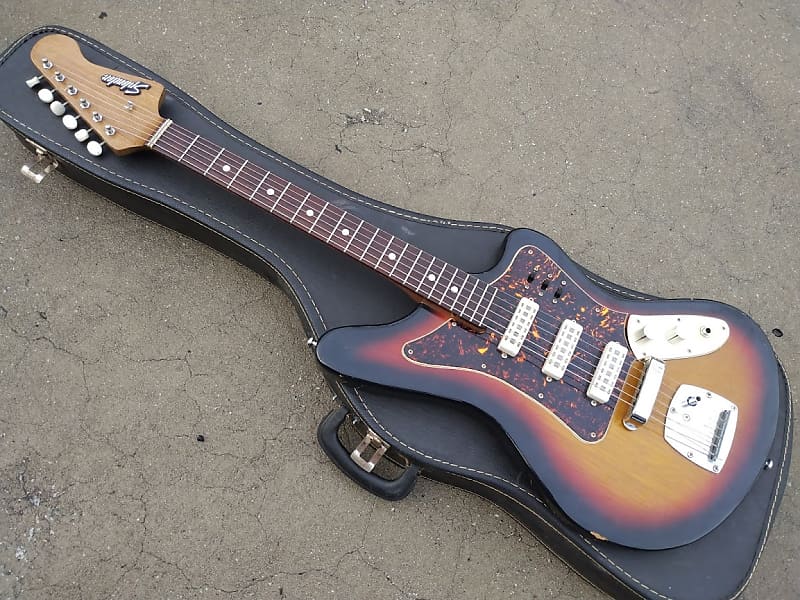 Vintage 1960's Splendor SG-803 Electric Guitar - Sunburst