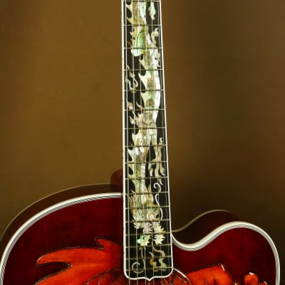 Gibson Super 400 China Dragon Bruce Kunkel Custom Masterpiece Archtop Guitar Bild 17