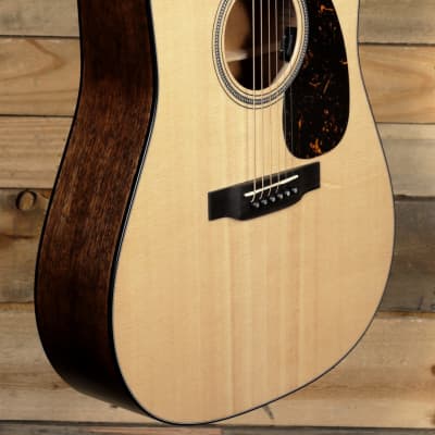 Martin D-16E Mahogany Acoustic/Electric Guitar Natural w/ Case for sale