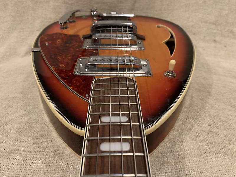 Vintage 1960's Winston 431 / Kawai MS170 Teardrop Hollowbody