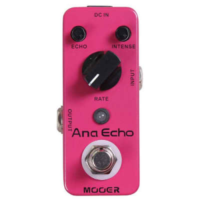 MOOER Ana Echo Mini Analog DELAY Guitar Effect Pedal Stompbox True Bypass Open Box Free Us Shipping image 3