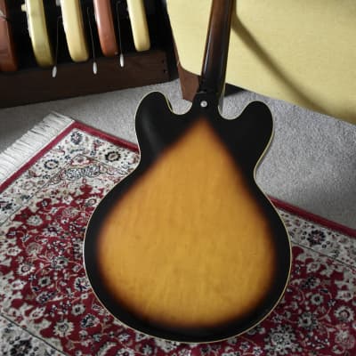 1981 Tokai ES100R Sunburst w/OHSC, Japan, ’59 ES-335, Long Guard, MIJ, Lawsuit, Lacquer image 13