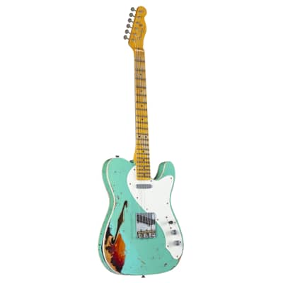 Fender LTD '50s Tele Custom Thinline HRL Aged Seafoam Green over 3CS #R127096 - Custom Electric Guitar for sale
