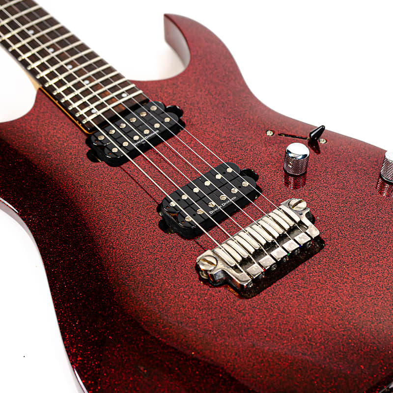 2007 Ibanez J Craft Prestige RGA121 w/ Hardtail Bridge, Striking Crashed  Dark Ruby Finish, Gigbag