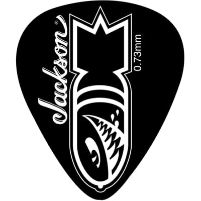Jackson Bomb Picks - Medium, 351 Shape, Black, 12 Pack for sale