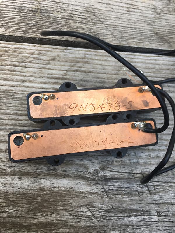 Bartolini 9w5 Jazz Bass Pickup Pair 73 / 76 mm 5str Reverb