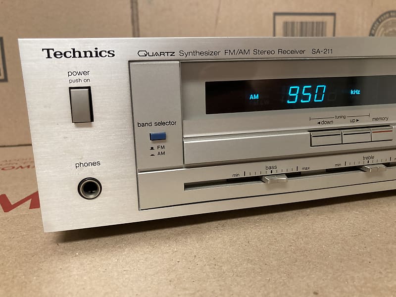 Vintage 1982 Technics AM/FM Stereo Audio Receiver SA-211 | Reverb