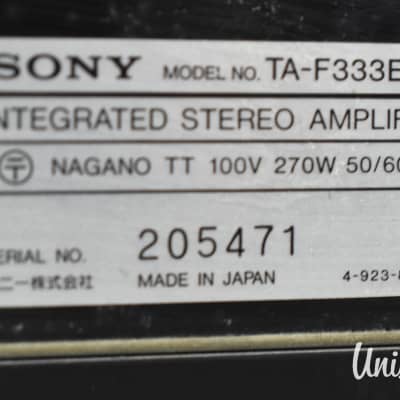 Sony TA-F333ESR Integrated Stereo Amplifier in Very Good Condition image 13