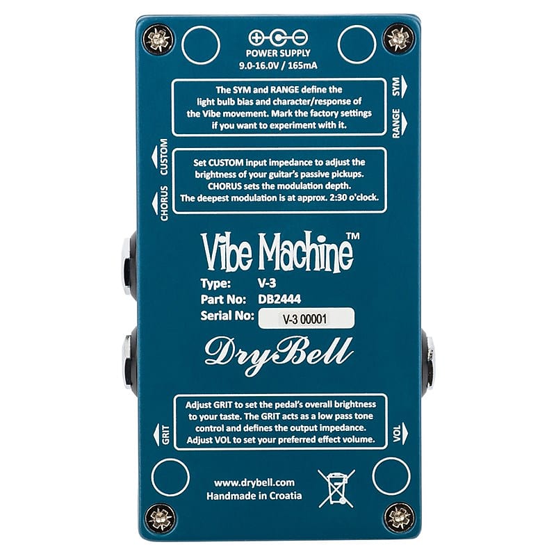 DryBell Vibe Machine V-3 Pedal | Reverb