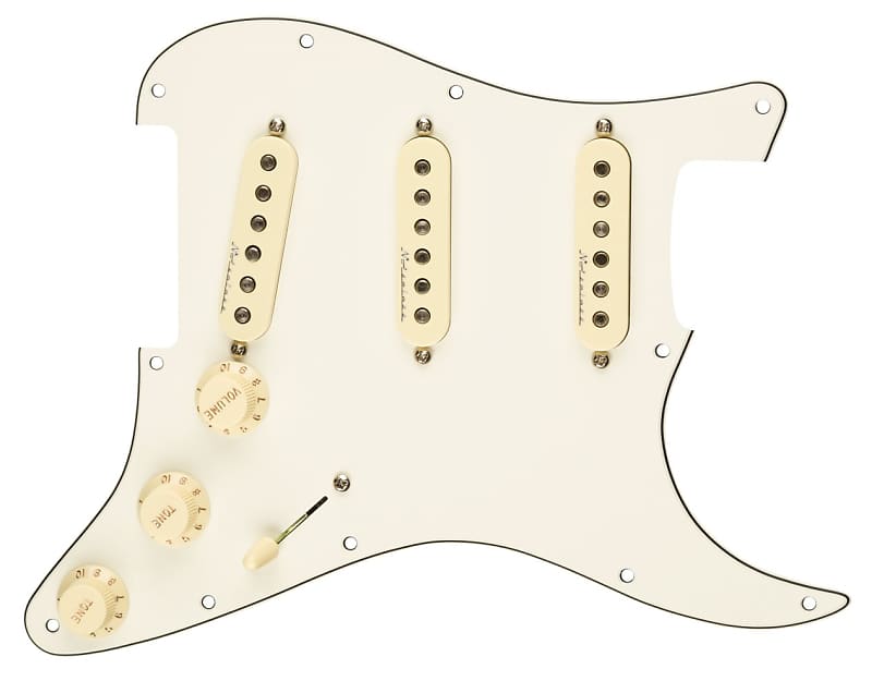 Fender 099-2346 Hot Noiseless 11-Hole Stratocaster Pickguard Pre-Wired image 3