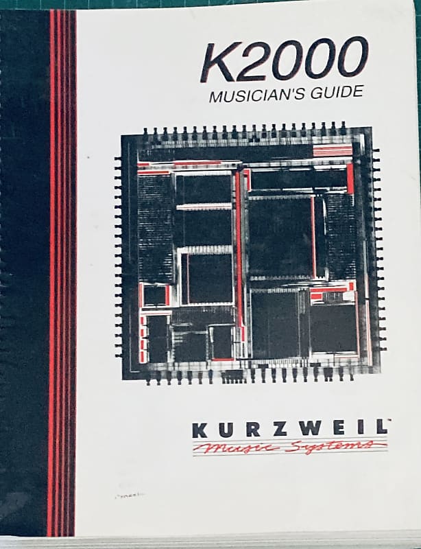Kurzweil K2000 VAST Synthesizer • OEM Factory Released Manual & Version 3 Supplement image 1