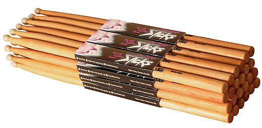 On-Stage - Maple Drum Sticks (5A, Nylon Tip, 12pr) - On-Stage