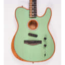 Fender American Acoustasonic Telecaster Acoustic/Electric Guitar, Surf Green