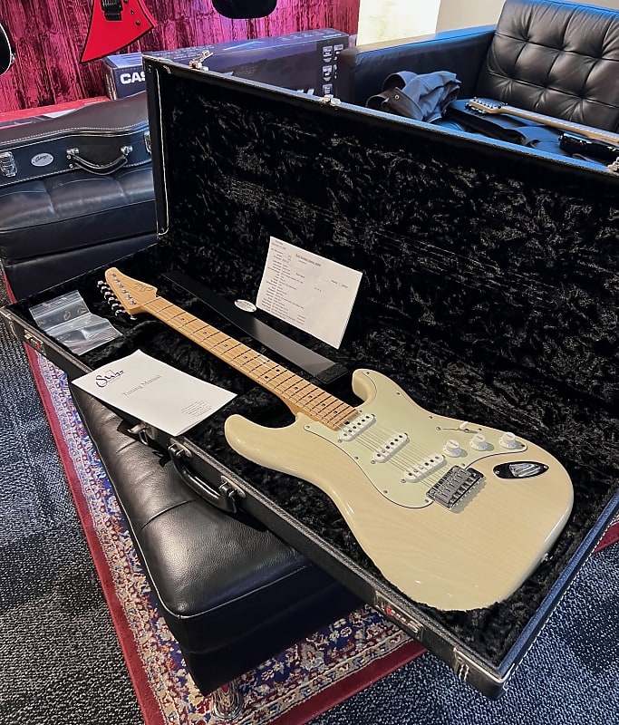 Suhr Classic S w/ OHSC - 2004, Mary Kay, Trans White, Swamp