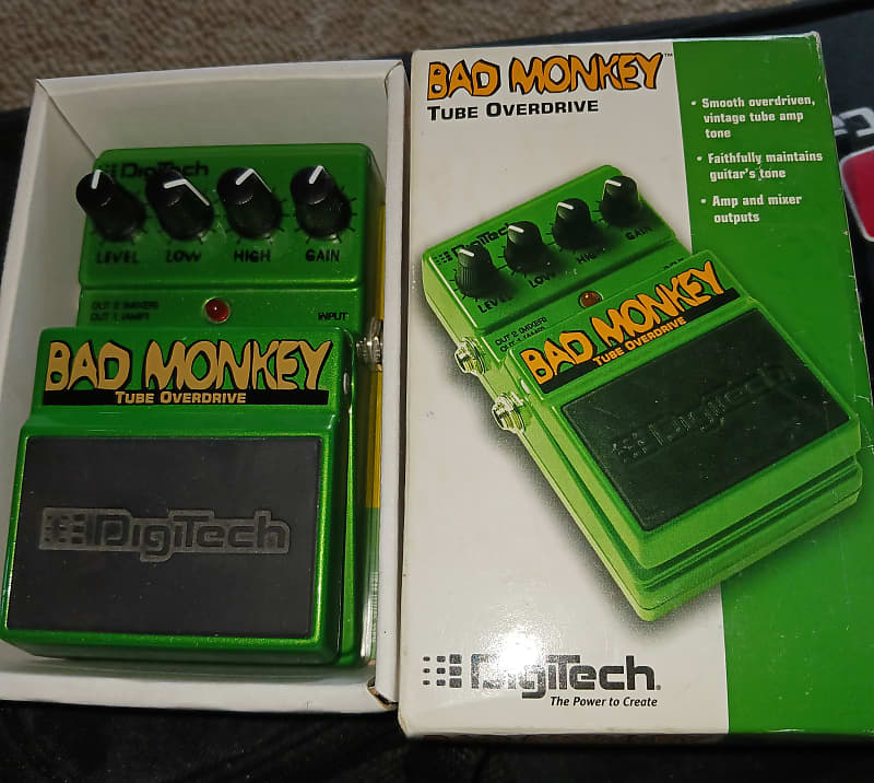 JHS Digitech Bad Monkey Tube Overdrive with 