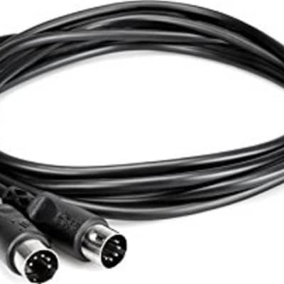 Hosa MIDI 5-Pin Standard Cable Black - 20' image 3