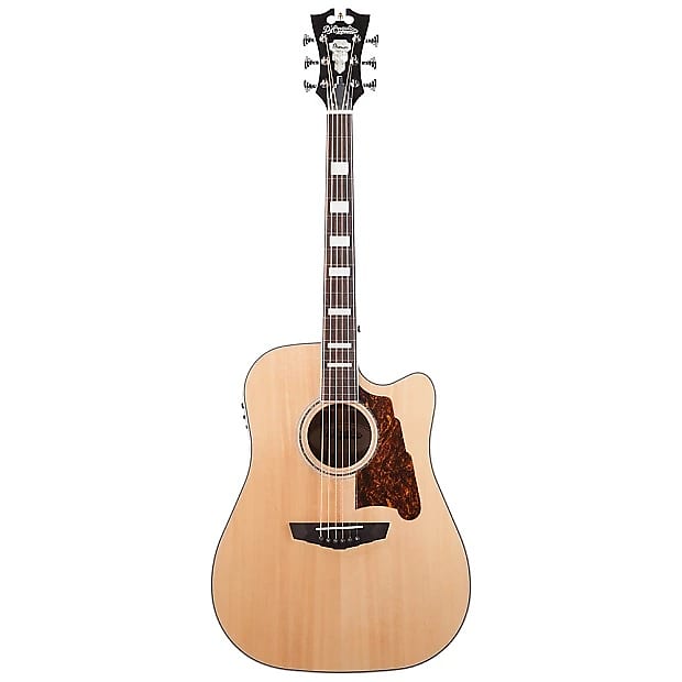 D'Angelico Premier Bowery Dreadnought with Cutaway and Electronics 2010s imagen 3