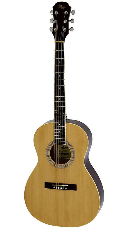 Aria AP-15 Parlour Acoustic Guitar in Natural image 1