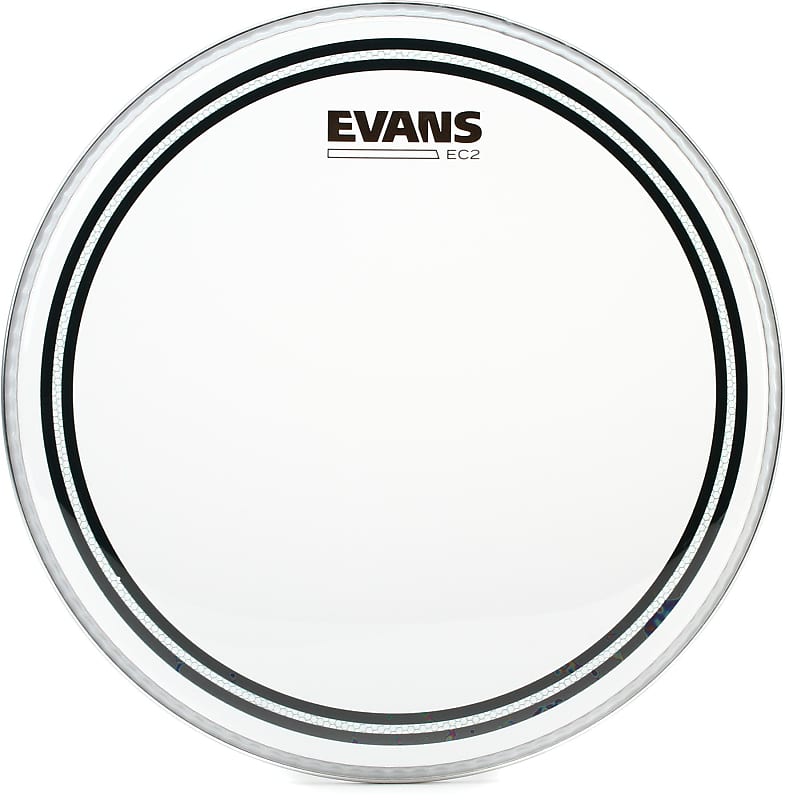 Evans EC2 Clear Drumhead - 12 inch (2-pack) Bundle image 1