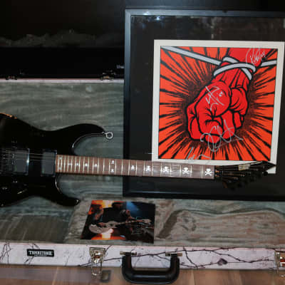 2005 Custom Shop ESP Kirk Hammett Signature KH-2 Factory aged / Signed Artwork by Metallica image 24
