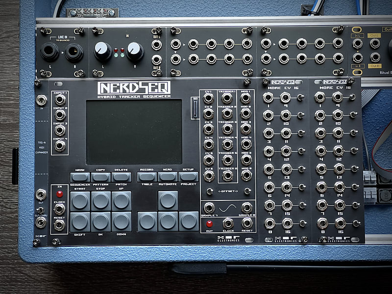 XOR Electronics NerdSEQ Sequencer Bundle TRS Midi, CV16 x2 Reverb