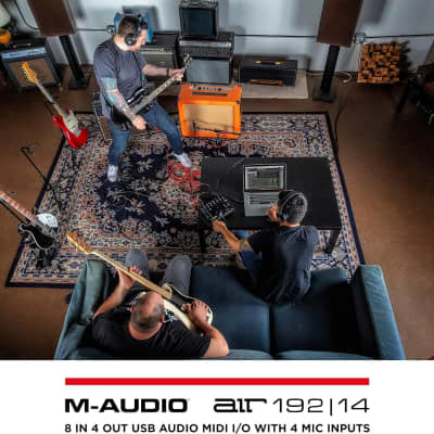 M-Audio AIR 192x14 - USB Audio Interface for Studio Recording with 8 In and 4 Out, MIDI Connectivity, and Software from MPC Beats and Ableton Live Lite image 12