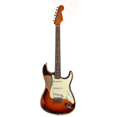 Custom Hard Relic’62 Stratocaster Type Fender Custom 1962 Stratocaster Heavy Relic Black (SN