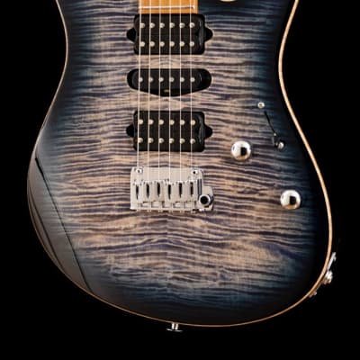 Suhr Modern Plus, Faded Trans Whale Blue Burst, Roasted Maple HSH image 19
