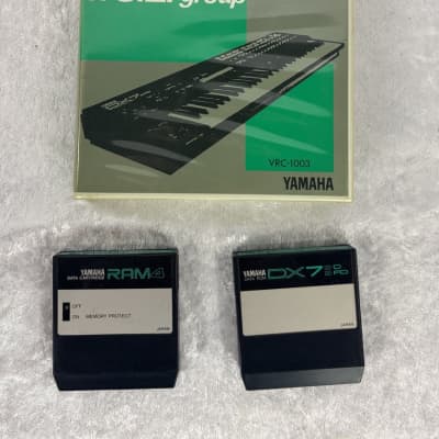 Lot of 3 Yamaha DX7 II Accessories (VRC-1003 Voice Rom, DATA ROM, RAM 4)