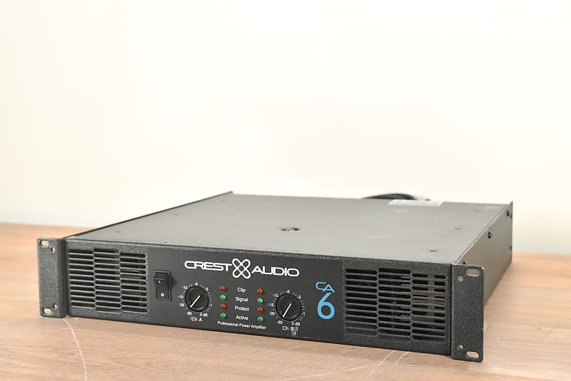 Crest Audio CA6 2-Channel Power Amplifier (church owned Crest Audio CA6 2-Channel Power Amplifier (church owned