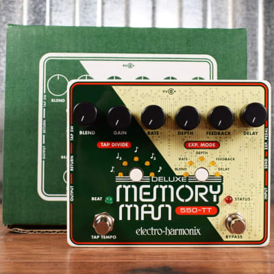 Electro-Harmonix EHX Deluxe Memory Man 550-TT Delay Guitar Effect Pedal image 9