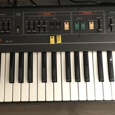 Roland RS-09 MKII 44-Key Organ / String Synthesizer 1980s - Black with Colored Buttons