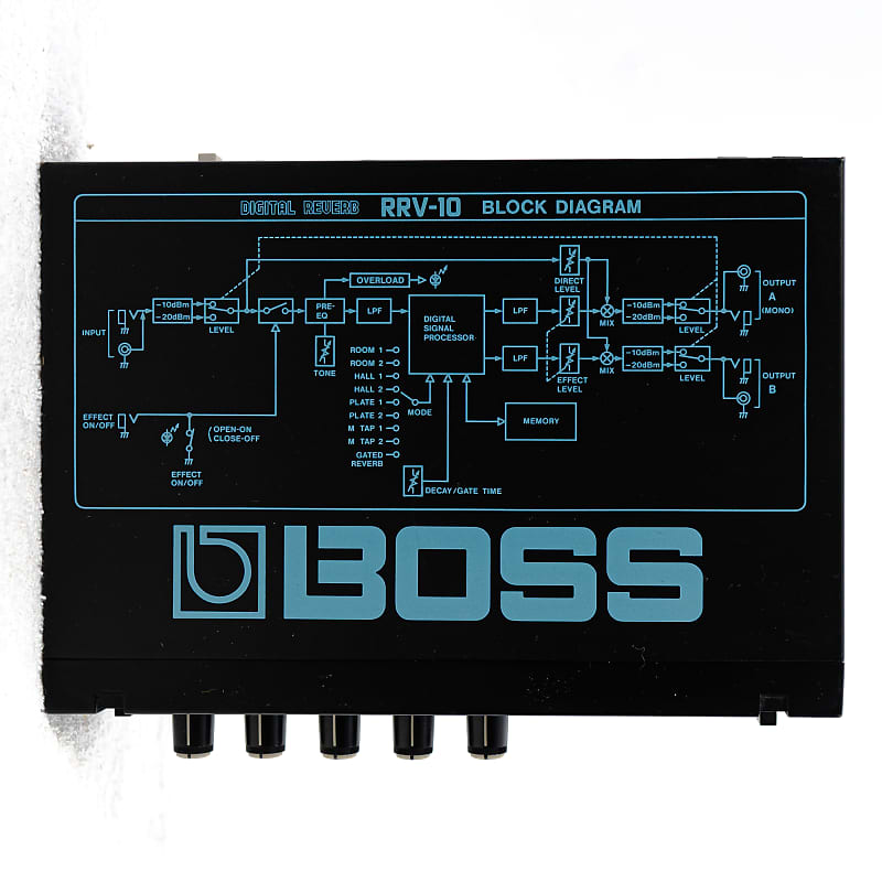 USED BOSS RRV-10 Digital Reverb Guitar Effect Pedal rrv10 U1758 221012 |  eBay