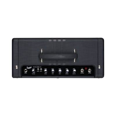 Supro Delta King 12 1x12-inch 15-watt Tube Combo Amp, Black on Black image 6