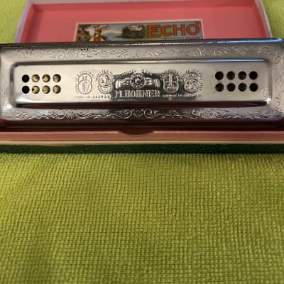 Pre-War M. Hohner 4 Key Harmonica Marine Band Echo Tremolo