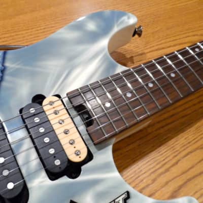 Peavey HP Special Custom Coors Light Beer Edition Hartley Peavey Signature Series Floyd Rose 3 Pickup Humbucker Single Coil Whammy Tremolo Bar Tremelo Graphic Art Paint One-of-a-kind Electric Guitar image 7