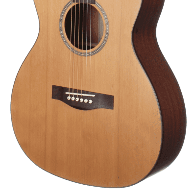 Teton STG105NT 105 Series Grand Concert Western Red Solid Cedar Top 6-String Acoustic Guitar-Natural image 1