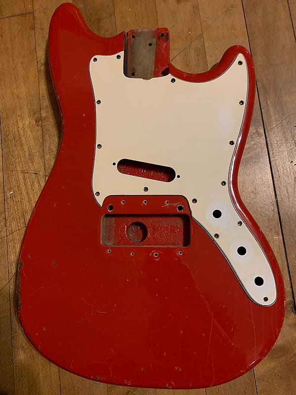 Fender USA bronco 71年製 ボディ ブリッジ ダコタレッド