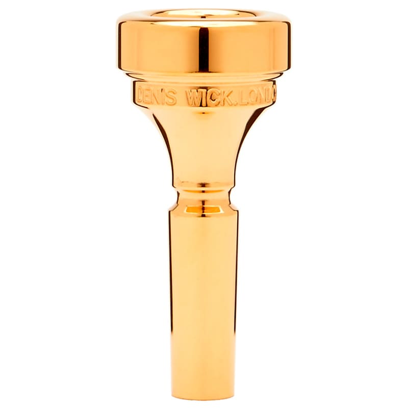 Denis Wick Model DW3884-SFL Classic Flugelhorn Mouthpiece in Gold Plate  BRAND NEW