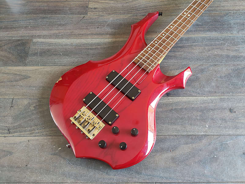 Edwards Japan (by ESP) E-FR Forest Bass (Trans Red) | Reverb